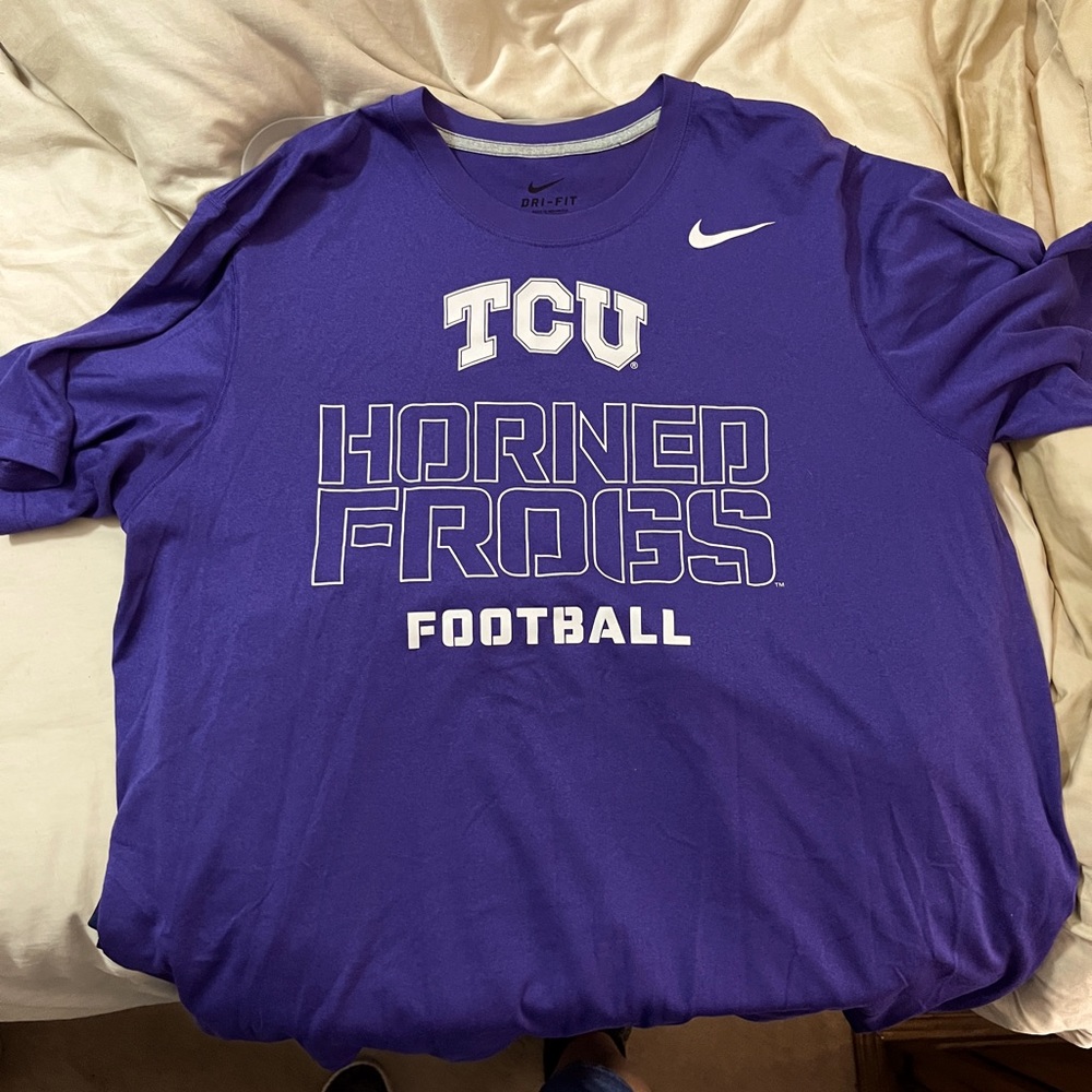 TCU Football tech tee